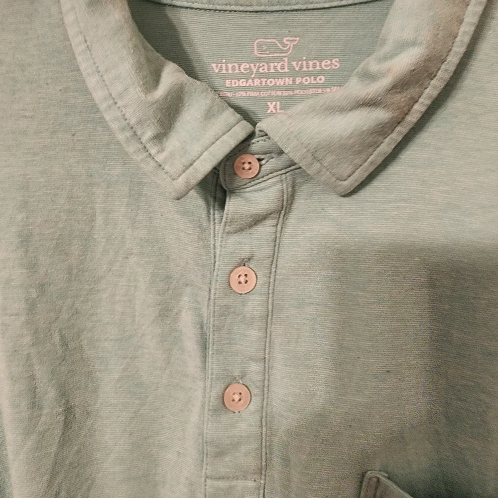 Men's Vineyard Vines Polo Xl Light Blue - Picture 3 of 12